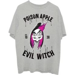 Camiseta Disney Unisex - Design: Snow White Evil Witch Poison Apple