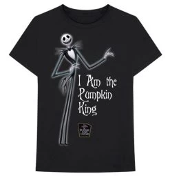Camiseta Disney Unisex - Design: The Nightmare Before Christmas Pumpkin King
