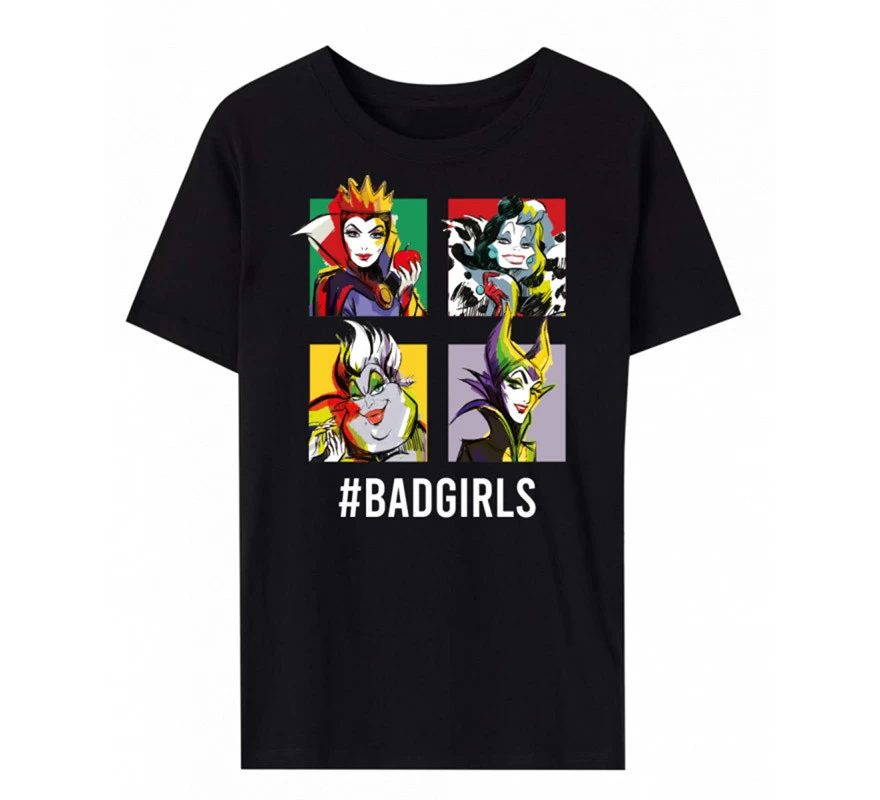Camiseta Chica Villanas Disney BadGirls