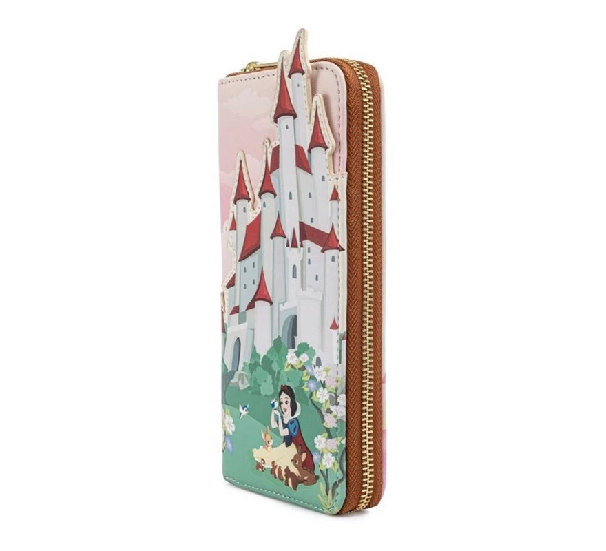 Disney Cartera Loungefly Blancanieves Y Los 7 Enanitos Castillo - Imagen 2