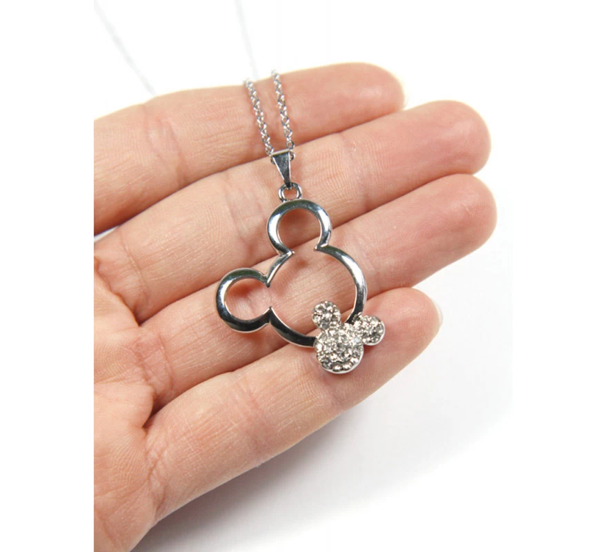 Disney Colgante Mickey Mouse 90th Anniversary Acero Y Circonitas - Imagen 2