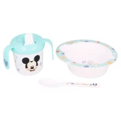 Disney Mickey Vajilla Infantil 3 Piezas