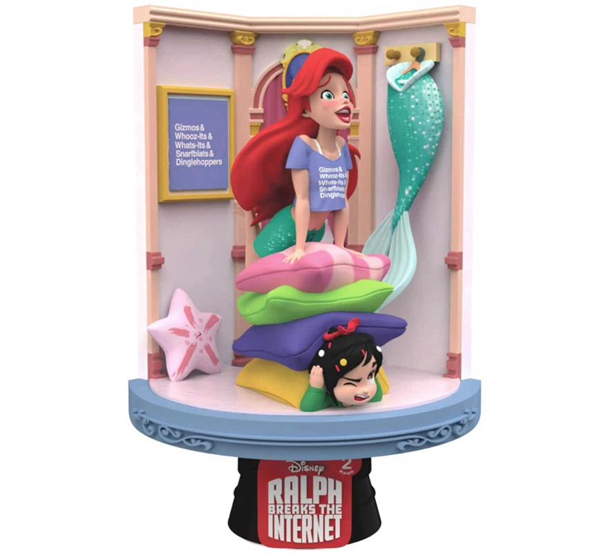 Figura Diorama Ariel Rompe Ralph 16 Cm Disney - Imagen 4