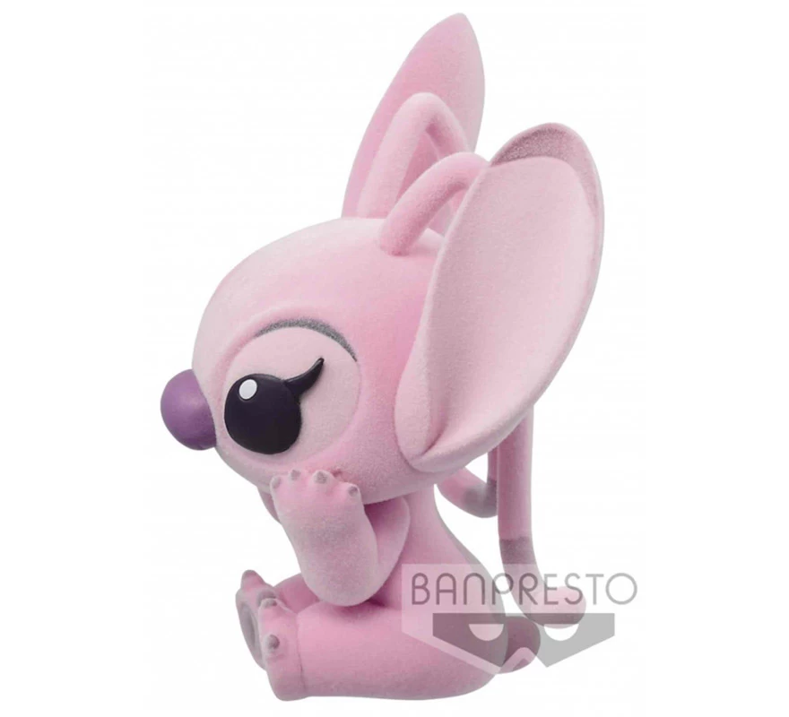 Disney Figura Q Posket Angel Lilo Y Stitch Terciopelo - Imagen 3