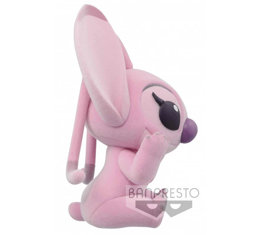 Disney Figura Q Posket Angel Lilo Y Stitch Terciopelo - Imagen 2