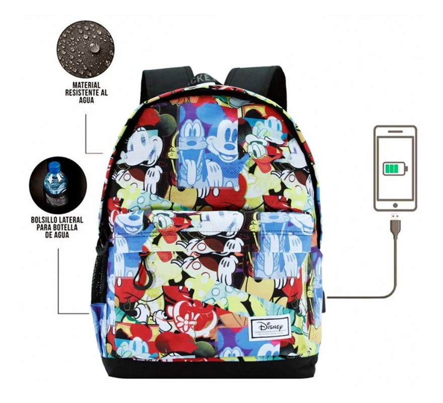 Mochila Mickey Mouse Disney Multicolor - Imagen 2