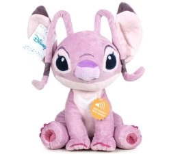 Peluche Con Sonido Angel Stitch Disney 20 Cm