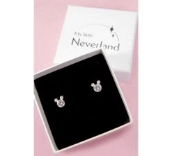 Pendientes Acero Y Circonitas Mickey Mouse Disney