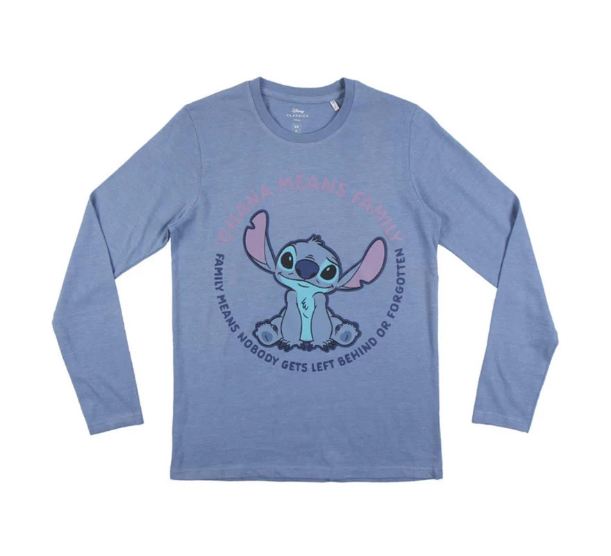 Pijama Largo Chica Stitch Disney - Imagen 2